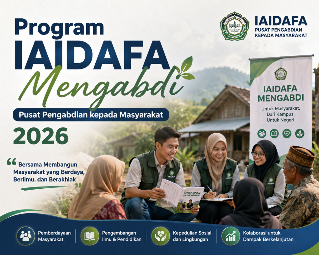 Program IAIDAFA Mengabdi Pusat Pengabdian kepada Masyarakat 2026